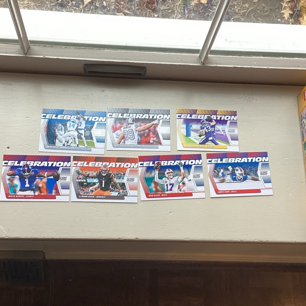 Celebration Sports Trading Cards Set celebration